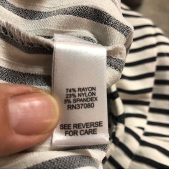 Est. 1946 Women’s Stripe Pull On Pant Wide Waist Cropped - Picture 9 of 10